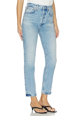 AGOLDE Riley Crop Jean in Blue
