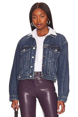 AGOLDE Shrunken Charli Jacket in Filter REVOLVE