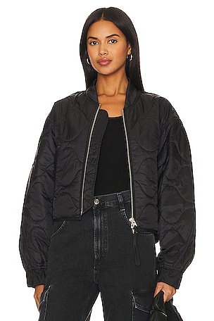 YEEZY Season 3 Nylon Packable Windbreaker Jacket in True Onyx 