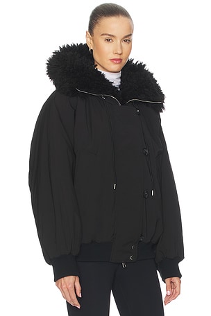 AGOLDE Camberly Snorkel Parka in Black