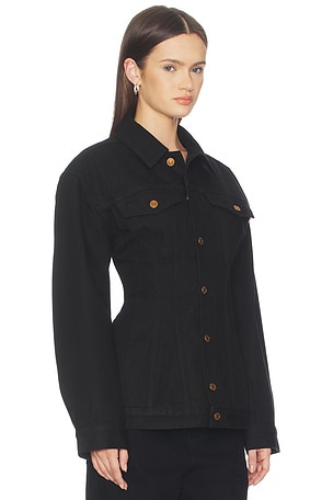 AGOLDE Myra Jacket in Black. Size XS. Also