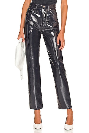 Recycled Leather 90's Pinch Waist AGOLDE