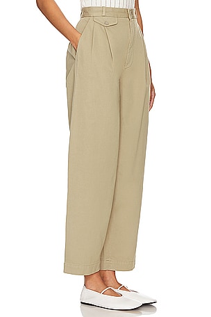 AGOLDE Becker Chino in Beige,Olive