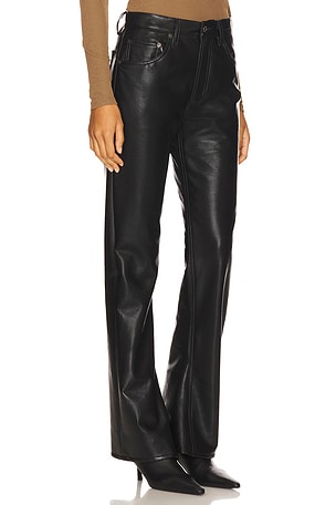 AGOLDE Recycled Leather Kick Boot in Black