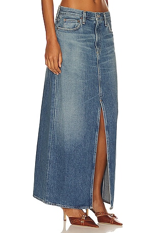 AGOLDE Leif Low Slung Skirt in Blue