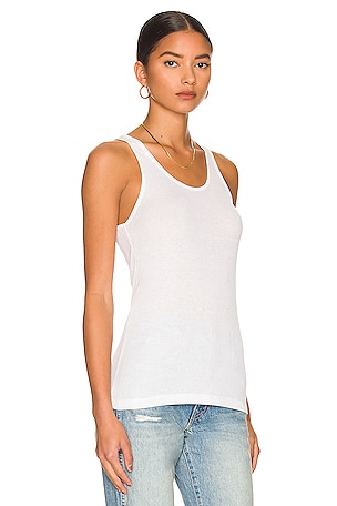 AGOLDE Karla Tank in White