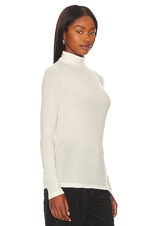 AGOLDE Pascale Turtleneck in Cream