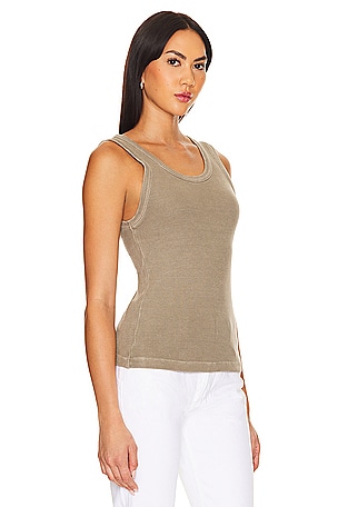 AGOLDE Poppy Tank in Brown