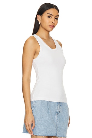 AGOLDE Poppy Tank in White