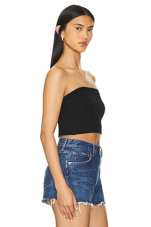 AGOLDE May Tube Top in Black