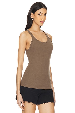 AGOLDE Zane Tank in Brown