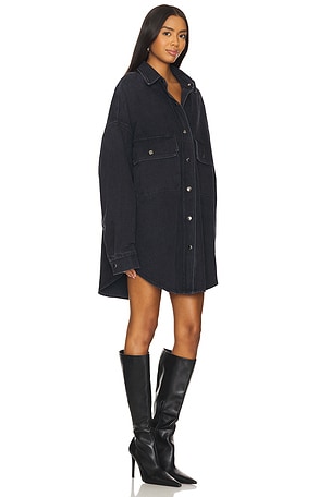 AGOLDE Talli Oversized Shirt in Black