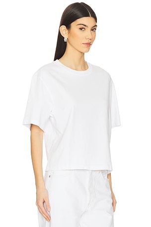 AGOLDE Sulma Jersey Tee in White
