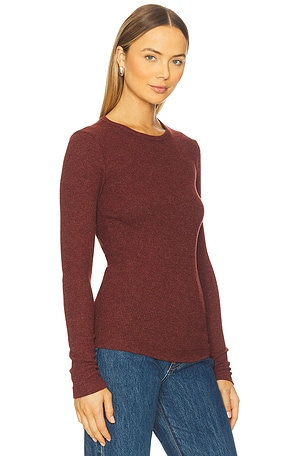 AGOLDE Delphi Slim Tee in Brick. Size XS. Also