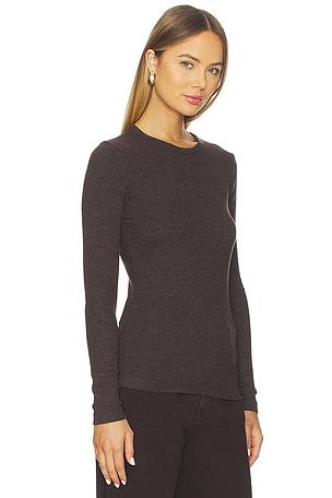 AGOLDE Delphi Slim Tee in Brown. Size XS. Also