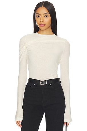 Lissa Log Sleeve Tee AGOLDE
