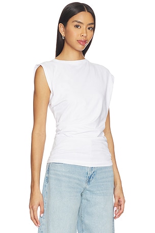 AGOLDE Beth Tee Shirt in White