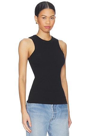 AGOLDE Leigh Tank Top in Black