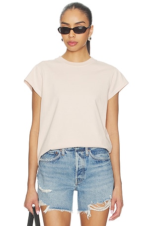 Bryce Cap Sleeve Tee Shirt AGOLDE