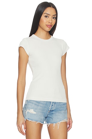 AGOLDE Edison Tee Shirt in Cream