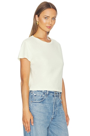AGOLDE Adine Tee in Lemon
