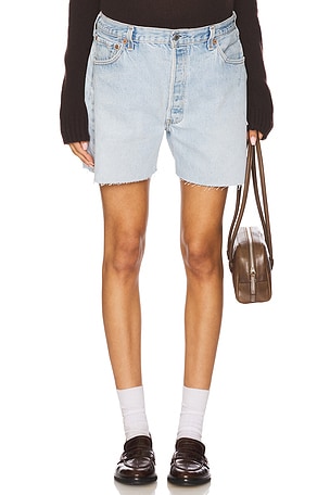aligrace Maternity Baggy Short in Blue