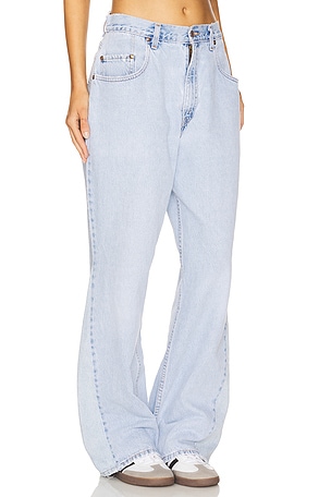 aligrace Slouchy Wide Low in Blue