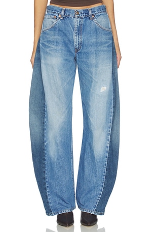 Two Tone Barrel Jeans aligrace
