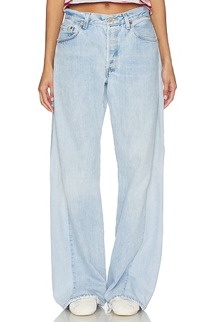 Retro Oversized Wide Leg Jeans aligrace
