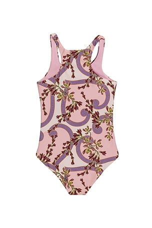 Agua Bendita Lecci Aura One Piece Swimsuit in Pink. Size 6. Also