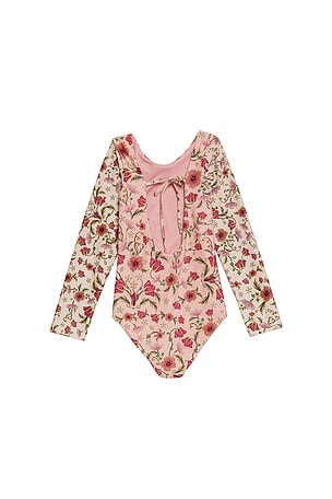 Agua Bendita Honey Aura One Piece Swimsuit in Pink. Size 6. Also