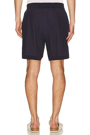 Agua Bendita Maury Shorts in Navy. Size 36. Also