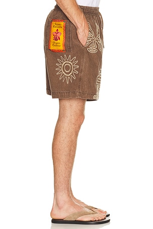 Agua Bendita Cece Shorts in Brown