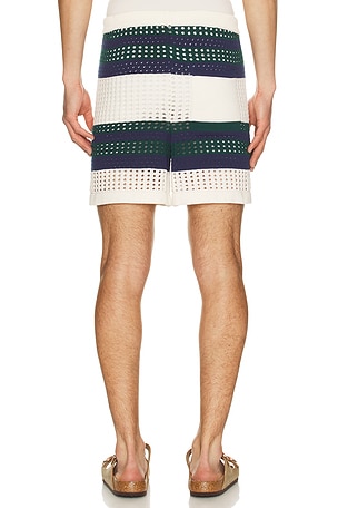 Agua Bendita SHORT en Blanc,Marine