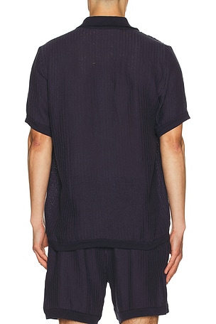Agua Bendita Jared Shirt in Navy