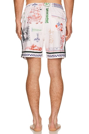 Agua Bendita Joe Trunks in Cream. Size 38. Also