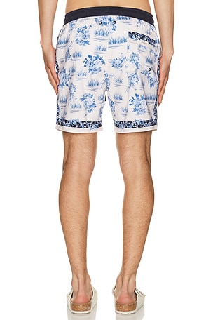 Agua Bendita Joe Trunks in White