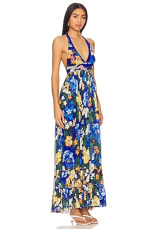 Agua Bendita x REVOLVE Ashley Maxi Dress in Royal