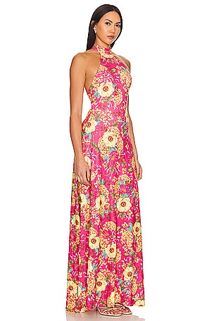 Agua Bendita X Revolve Darmi Maxi Dress in Pink