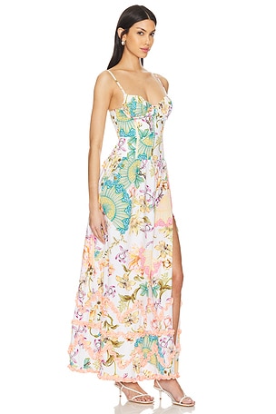 Agua Bendita X Revolve Lana Maxi Dress in Green