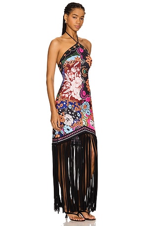 Agua Bendita x REVOLVE Allis Midi Dress in Black