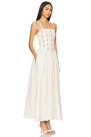 Agua Bendita Emerald Meraki Dress in Neutral