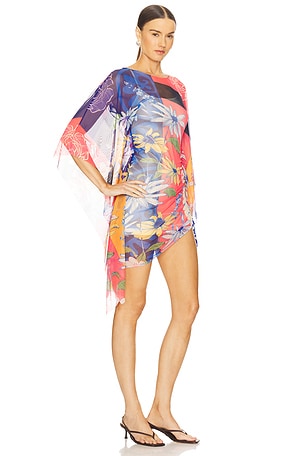 Agua Bendita x REVOLVE Angelina Dress in Coral
