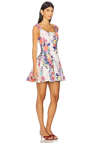 Agua Bendita Kristen Mini Dress in Ivory