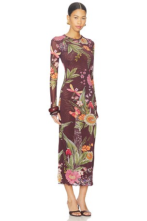 Agua Bendita Robin Dress in Brown