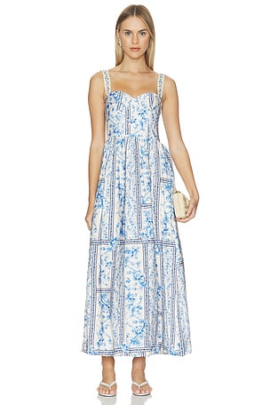 Marcia Ivy Dress Agua Bendita
