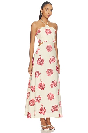 Agua Bendita Leny Alina Dress in Cream