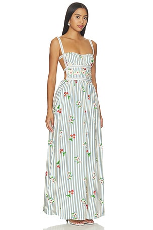 Agua Bendita Ameli Basket Dress in Multicolor