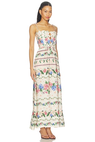 Agua Bendita Julia Ivy Dress in Cream. Size M. Also