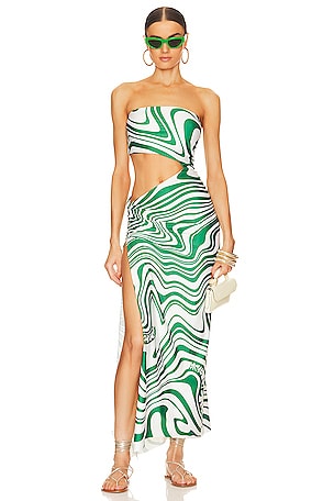 x REVOLVE Gwen Dress Agua Bendita